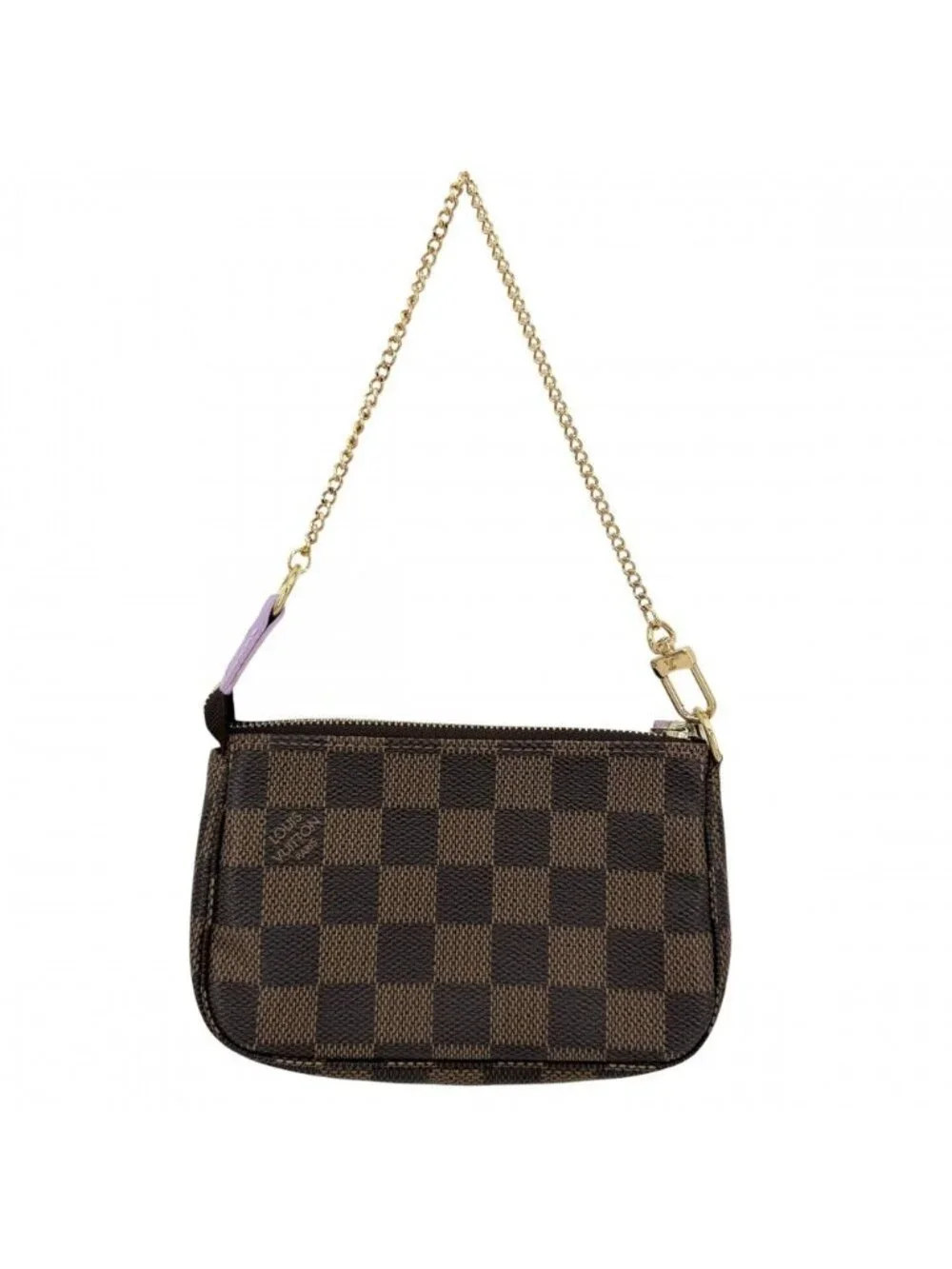 Louis Vuitton For Handbag Damier Mini Pochette Accessory Soir Illustre Sally